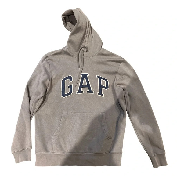Gap grey pull  on jumper boy sweatshirt hoodie Sz S - Picture 1 of 11